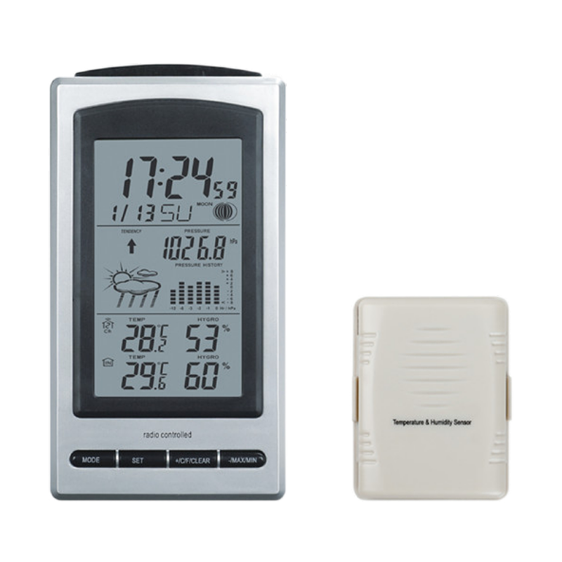 WS1066 Monitor Temperature And Humidity In Multiple Rooms With Wireless Weather Station