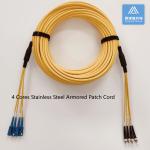 ST-SC-35M Armoured Fiber Patch Cord 6.5mm Yellow LSZH Patch Lead