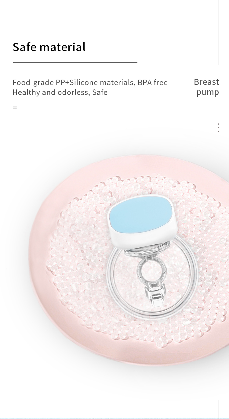 Latex Free Handsfree Electric Breast Pump Wearable Fast Charging Wireless Breast Pump