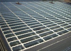 6mm Twisted Bar Galvanized Steel Gratings Anti Slip Drain Grid Cover