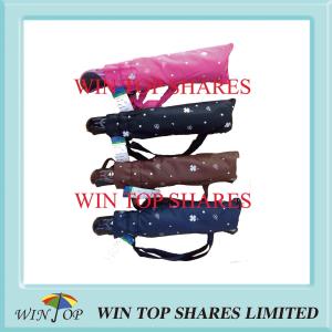 Quality Flower Imprinted Automatical Aluminium Umbrella wholesale