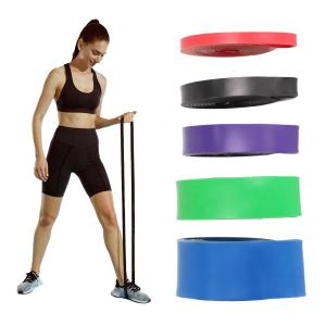 Quality Custom Latex Stretch Fitness Resistance Bands for Yoga Power Exercise wholesale