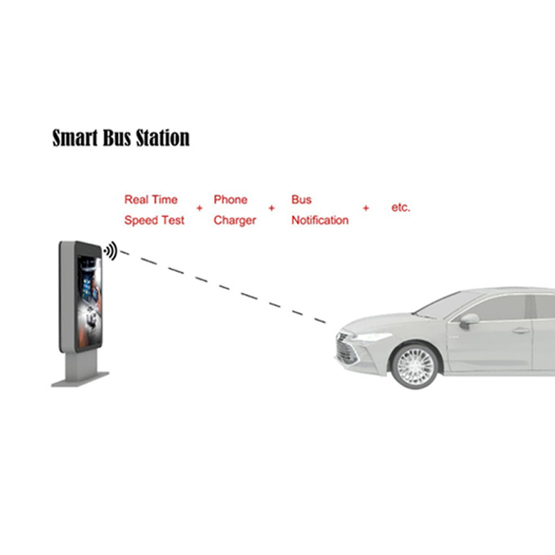 NTSC 2500nits Lcd Vertical Digital Signage 800W
