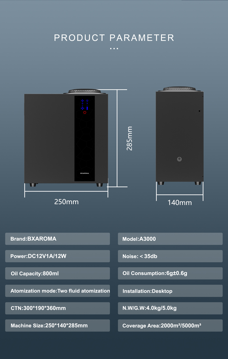 Hotel Lobby Luxury Scent Diffuser HVAC Aroma Scent Fragrance Machine
