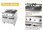 High Capacity Commercial Kitchen Cooking Equipment 103Kg 340x550x270/30x2L Tank
