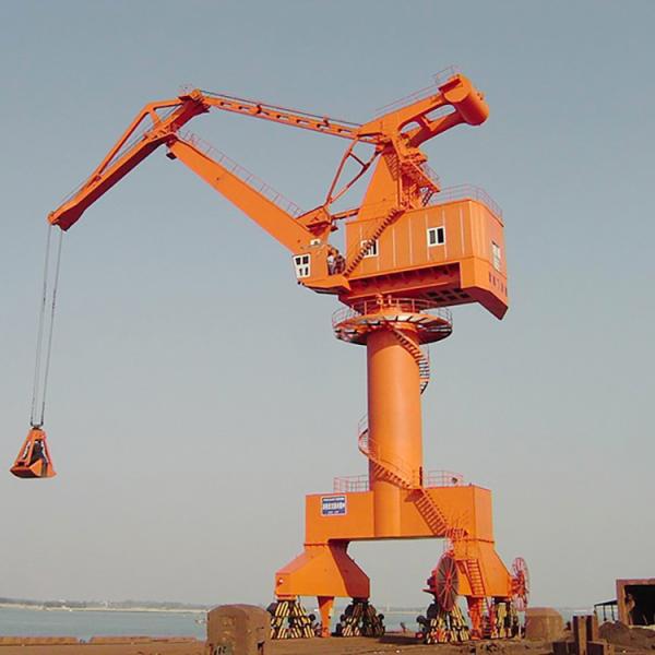 Cheap Single Jib Harbour Loading Portal Crane 380V Cabin Control 10m for sale