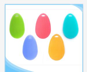 Quality Oval Shape Silicone Mold Tools , Silicone Kitchen Tools Multifunctional Dishwashing Brush wholesale