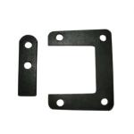 SPCC SGCC Laser Cutting Metal Parts Silkscreen Carbon Steel Components