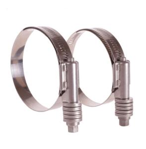 Quality Universal Safety High Torque Constant Tension Metal Hose Clamp Heavy Duty American Type wholesale