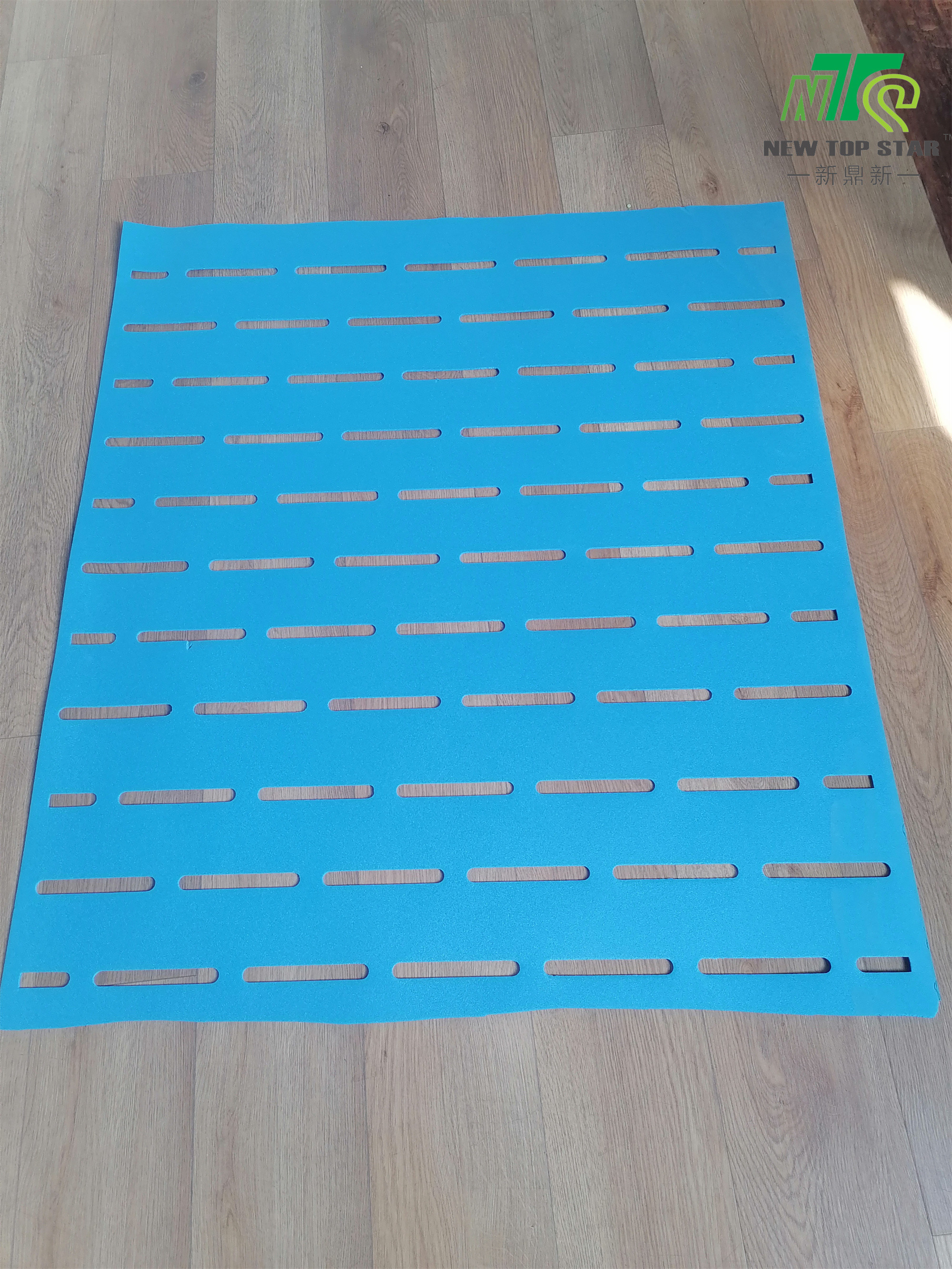 Orange IXPE Foam Underlayment 2mm Durable Slotted With Hole