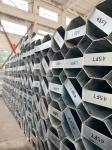 Communication 45ft Height 3.5mm Thick Q345 Electrical Power Pole