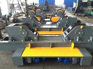 Quality Rubber / Metal Conventional Pipe Welding Rollers 100T For Tank Fit Up Welding wholesale