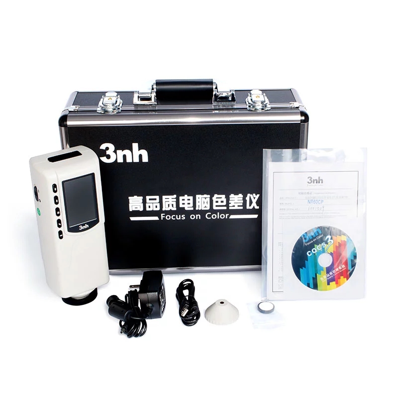 3nh pantone color colormetro NR60CP handheld chroma mater with PC software for color management