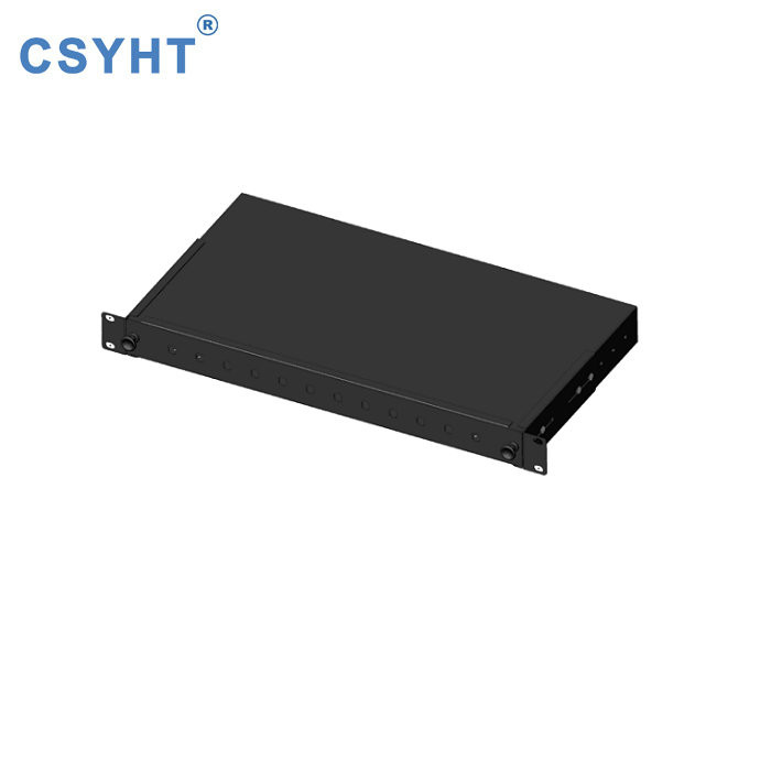 ODF 19'' 1U Sliding 24SC Fiber Optic Distribution Box