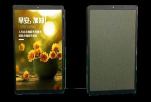 Quality 7000cd outdoor P4 street smart light pole led display screen terminal for advertising post wholesale