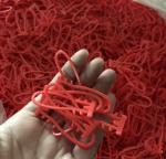 Plastic Egg Packaging Mesh Sleeve Plastic Tube Netting Red Color Large Load