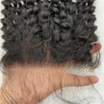 Deep Curly Lace Frontal Vietnamese Hair, Human Hair 5X5 Transparent HD Lace