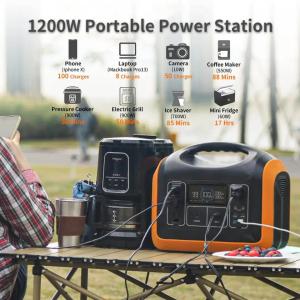 Quality Portable 220v Battery Power Station 1200W Mobile Solar Power Station wholesale