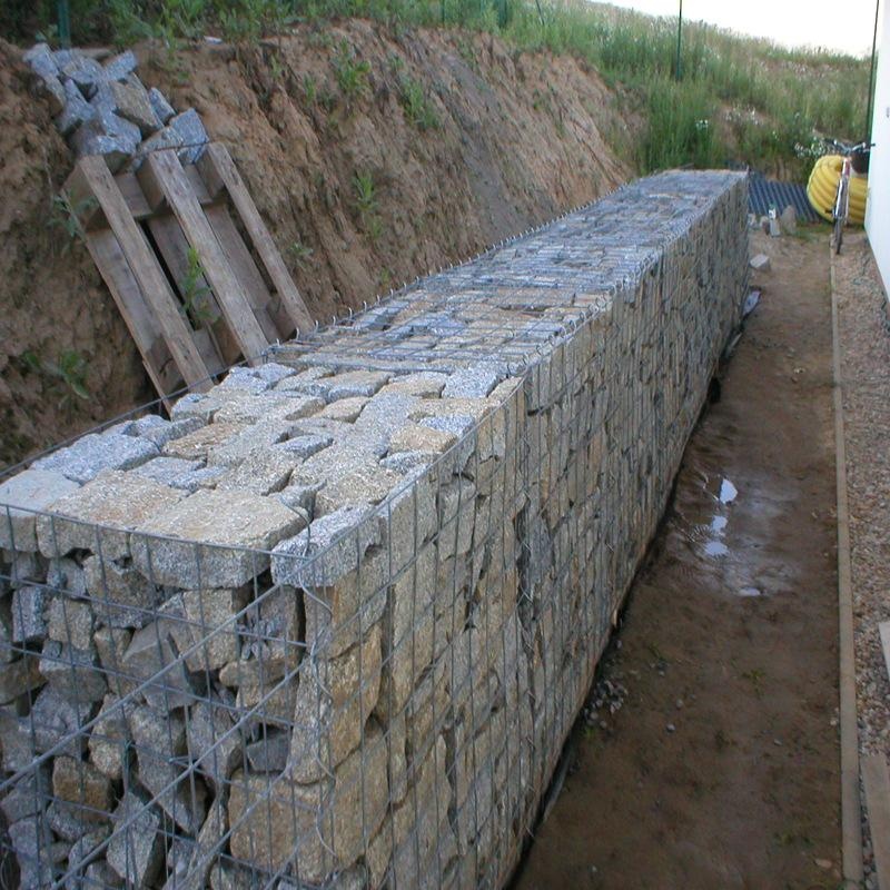 Manufactured Gabion Planter Box Cutting Service for Outdoor Steel Containment Walls