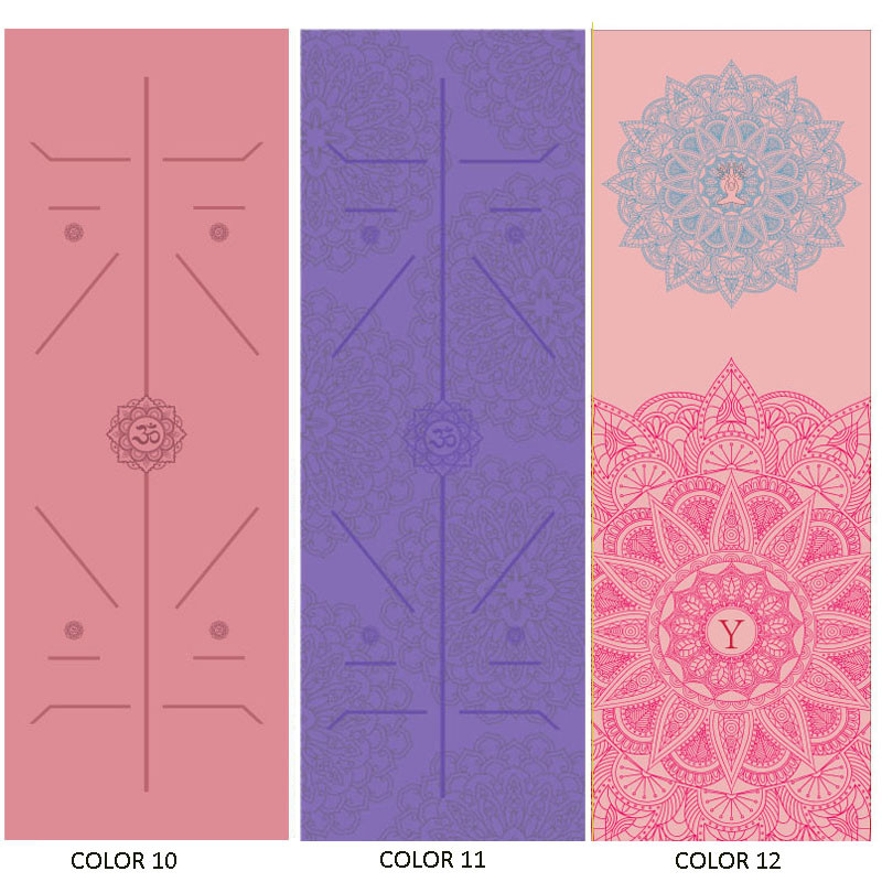 16 Patterns Printed Yoga Towel 185X63cm Microfiber Cover Yoga Mat Towel