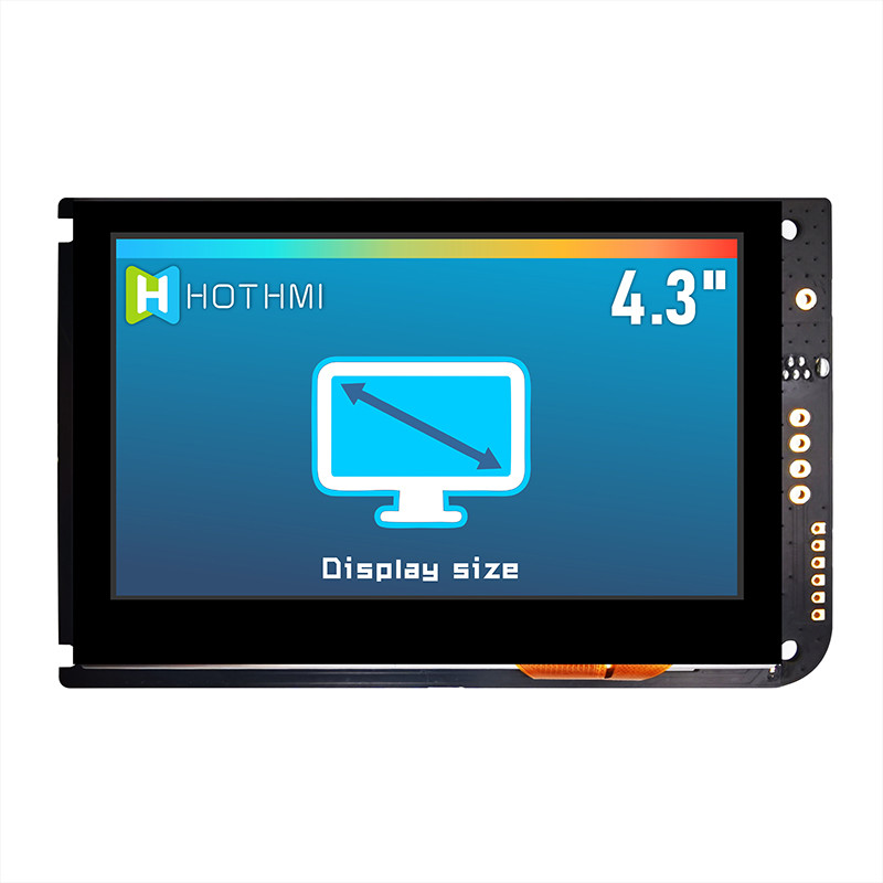 4.3 Inch UART Capacitive Touch Screen TFT LCD 800x480 Display With LCD Controller Board