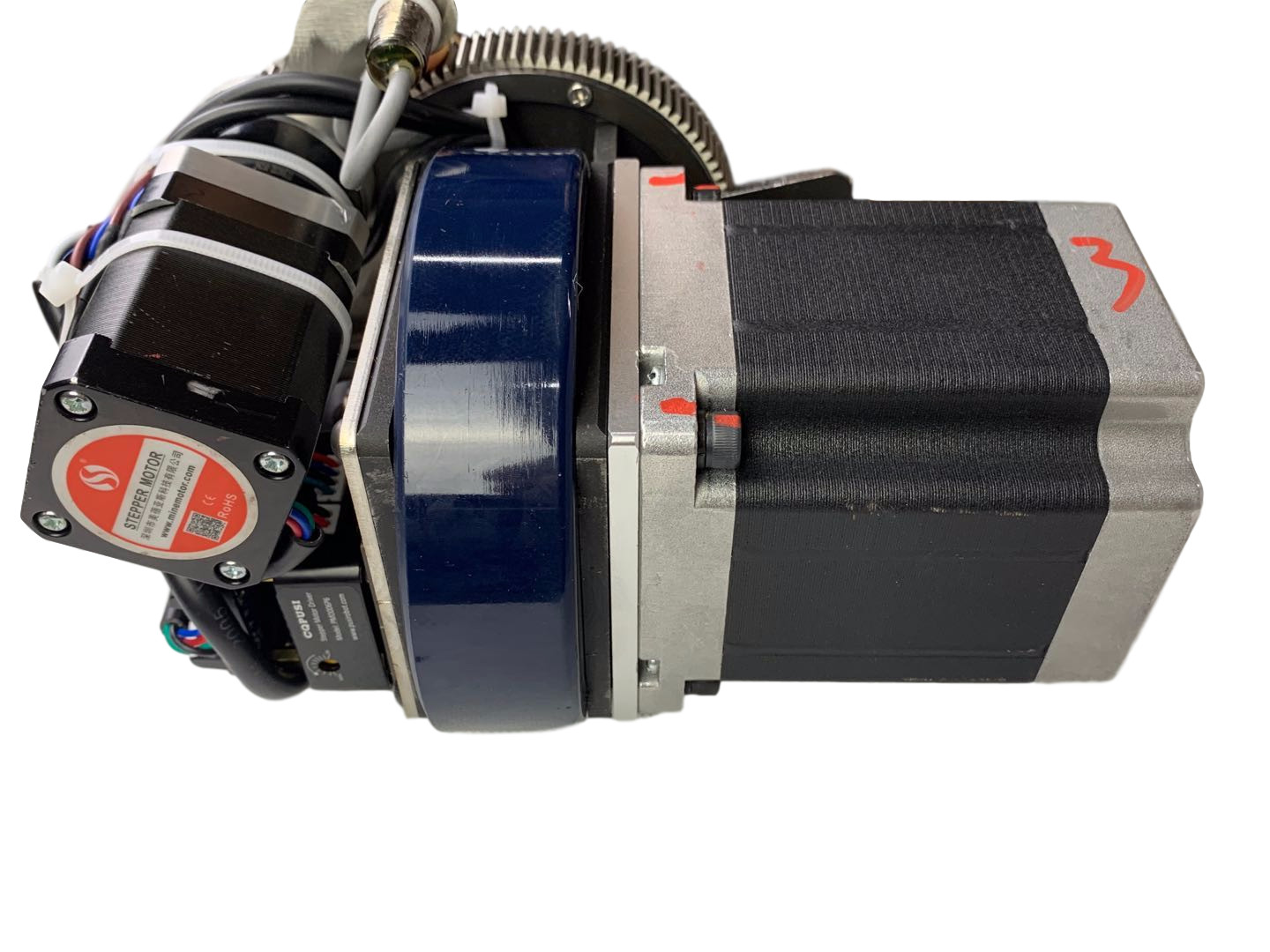 Light Duty AGV Motor Steering Wheel 100KG Load Mini Steering System Automatic Handling