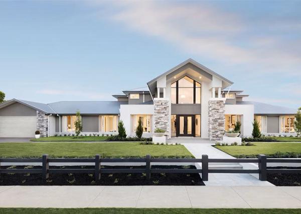 ICC EN-1090 2 Storey Prefabricated Light Steel Framing Villa House With Big