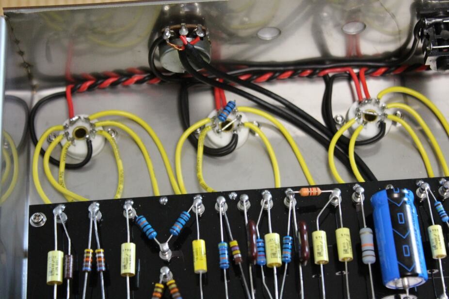 Marshal Style Reissue Plexi59 Handwired Tube Guitar Amplifier 50W with Ruby Tubes Imported Components in Black (Plexi59)