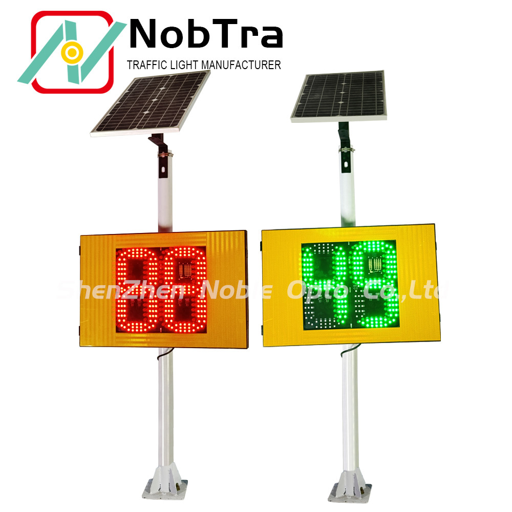 Solar Powered Speed Feedback Radar Sign with Lithium Battery for Pole Mount
