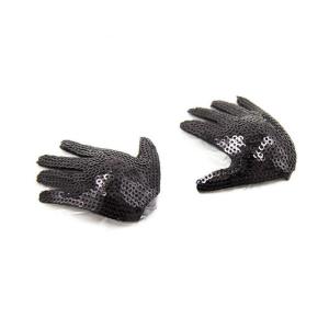 Quality FN009 Wholesale Black Ladies Sexy Glitter Sequin Pasties Breast Petal Pasty Adhesive Reusable wholesale