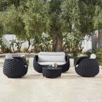 Nordic Outdoor Sofa Courtyard Villa Balcony Vine Chair Furniture Combination