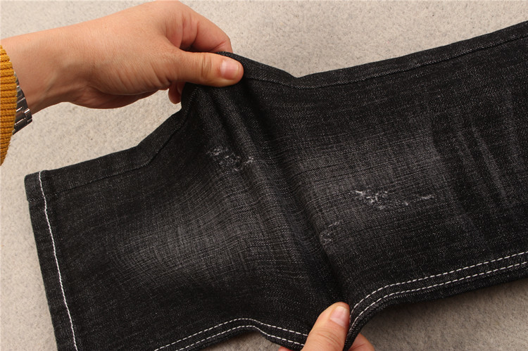 10.5 Oz Lightweight Dark Blue Cotton Organic Stretch Denim Fabric For Men Garments