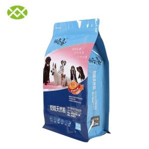 Quality Foil Laminated Plastic Puppy Food Pouches , SGS Snack Recycle Dog Food Bags wholesale