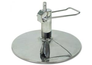 Quality Chrome Steel Barber Chair Accessories Round Hydraulic Base With 1 Year Warranty wholesale