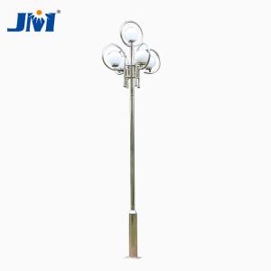 Quality 100w 150w 200W Outdoor Garden Pole Light Sphere Round 5 Lamp Caps wholesale