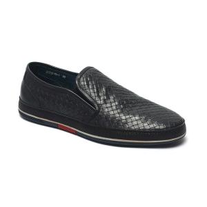 Quality Black Anti Skid Mens Leather Casual Shoe wholesale