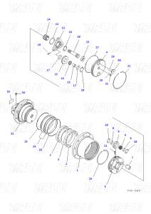 Quality Planetary Excavator Travel Drive Steel Swing Travel Drive wholesale