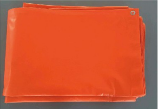 15m x 6m Plastic Sheet PVC Coated Tarpaulin Canvas Fabric for Municipal Projects