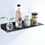Bathroom Accessories Adhesive No Drilling Rack SUS304 Stainless Steel Black