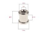 Ti Crankset Chainring Nuts & Bolts Hardware , Titanium Bike Accessories