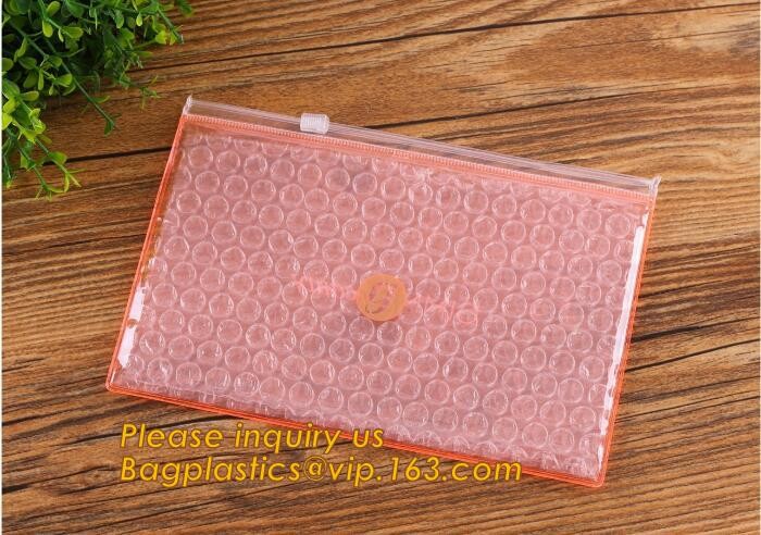Cosmetic Pink Slider Padded Bag/Silver k Bag With Bubble,Padded Envelopes Cheap Aluminium Foil k Holographic