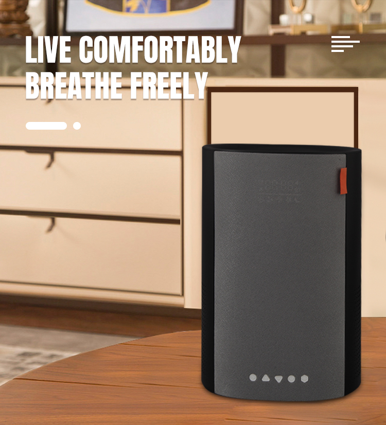 DC24V 14W PM2.5 Air Filter Hepa Filter Negative Ion Air Purifier