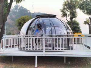 Safe Aluminum Polycarbonate Dome House Large Aluminum Profiles Round