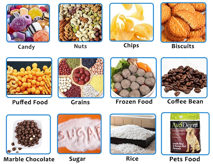 Automatic 2/4 Heads Linear Weigher Packaging Machine Weighing Food