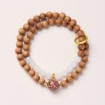 Natural RoseWood Beads Bracelets For Women Classic Sandal Wood Beads Bracelets