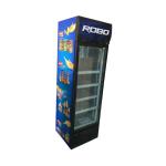 235L Supermarket Transparent Glass Door Cold Showcase Display Refrigerators