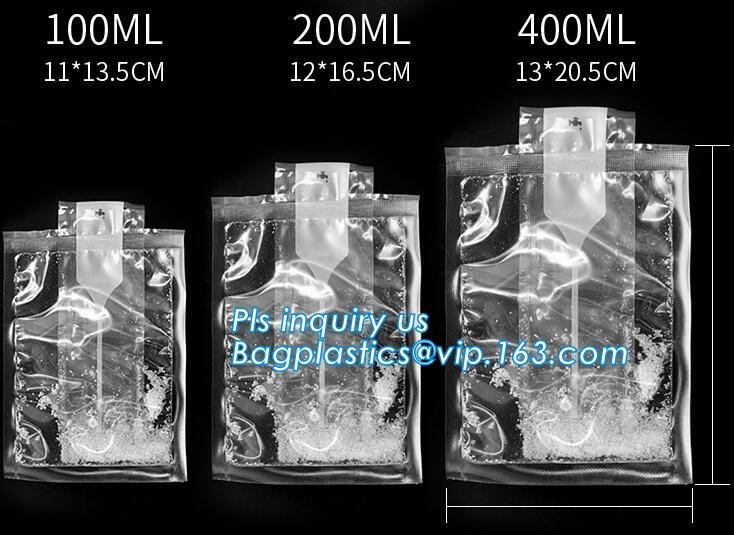 water injection Ice Bag gel pack, Lunch bag non-toxic Injecting Water Ice cold Pack, water injection Ice Bag gel pack GE