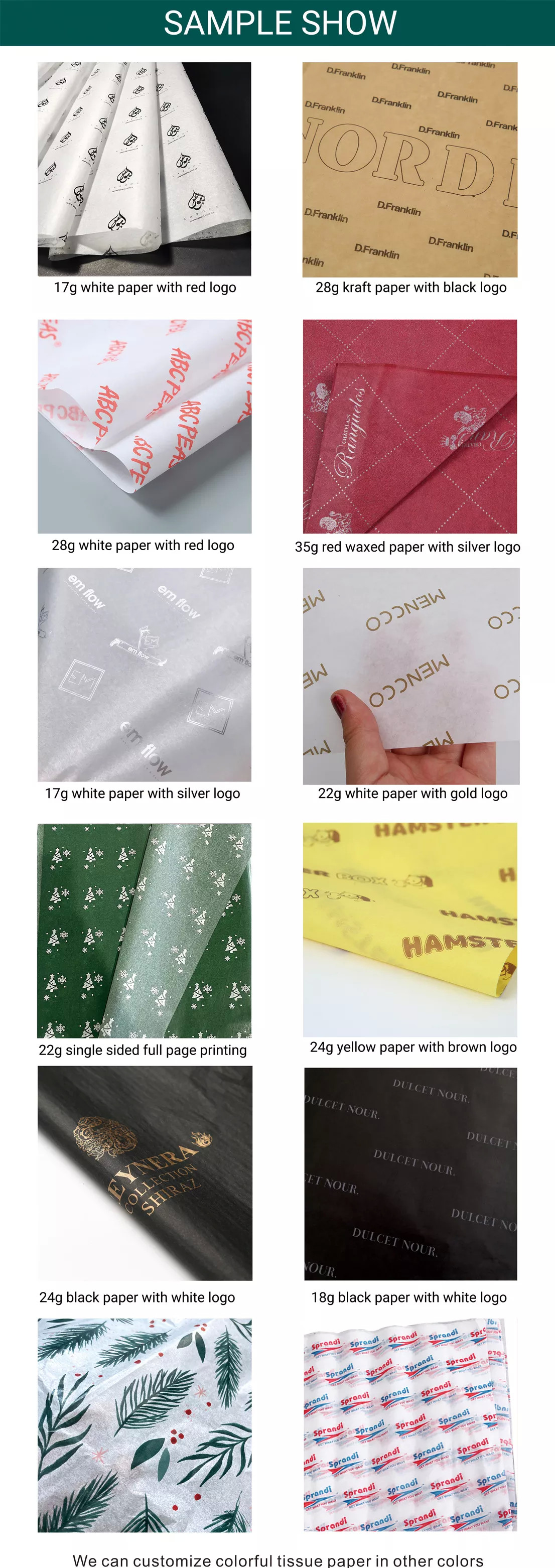 Bouquet Flower Wood Pulp Tissue Paper Wrap Christmas Gift Wrapping Packaging