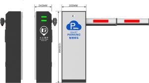 Quality 220V 110V Road Barrier Gate Car Parking Lot Electronic Boom Barrier With LED Arm LPR wholesale