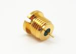 Gold Plated Kovar Hermetically Sealed SMP Male Thread-in/Bulkhead tyle RF